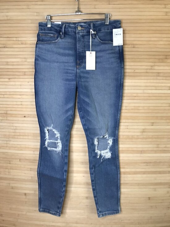 Good American Denim - NWT $155 GOOD AMERICAN 'Good Vintage' Straight Leg Jeans in Blue800 sz 6 28